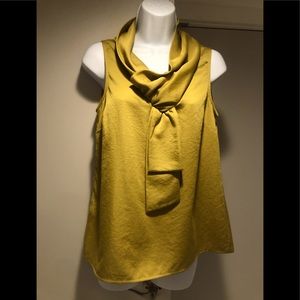 Ann Taylor Blouse Yellow Gold Size 4